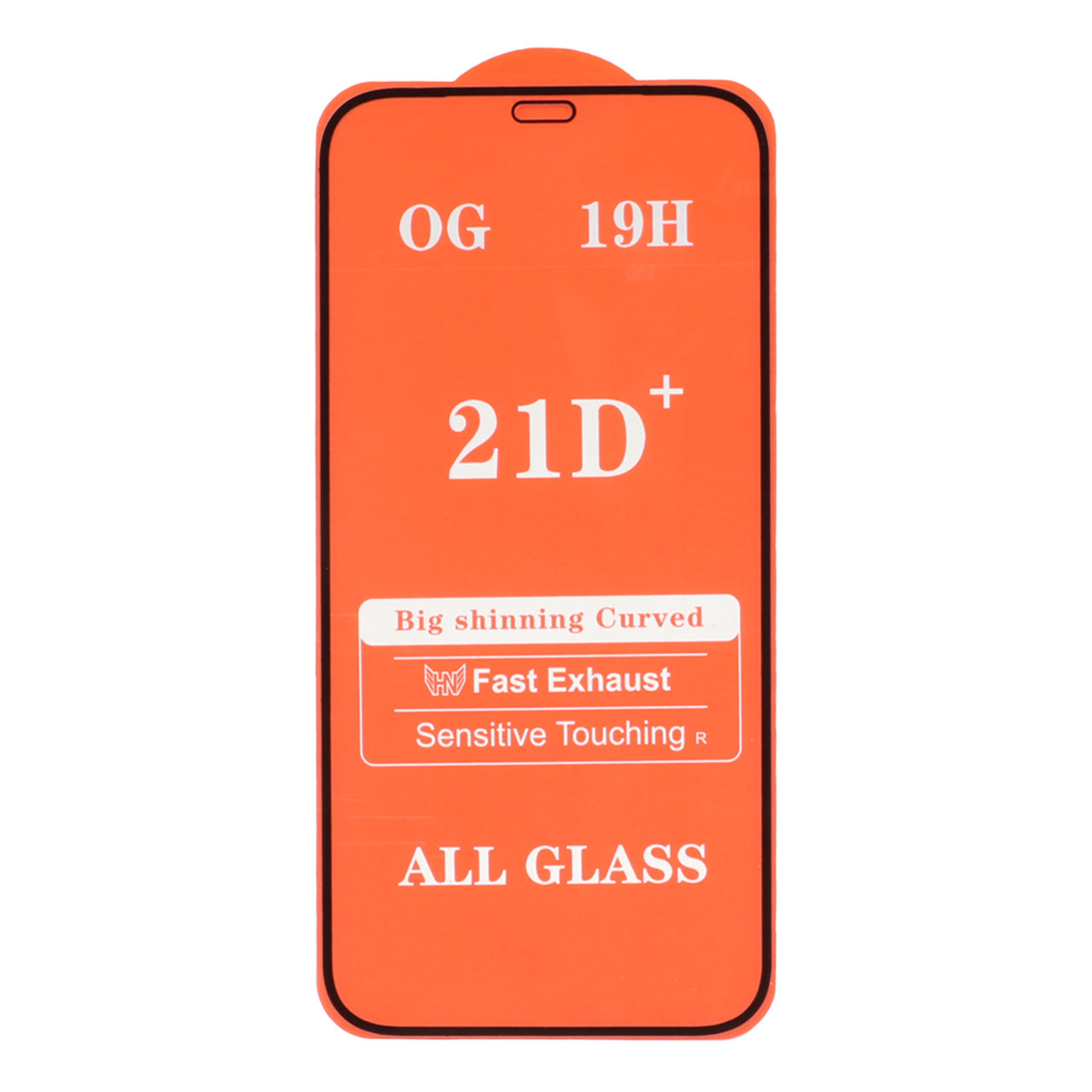 محافظ صفحه نمایش شیشه ای Iphone 12 / 12 Pro - Full Cover 21D - (بدون پک) - مشکی